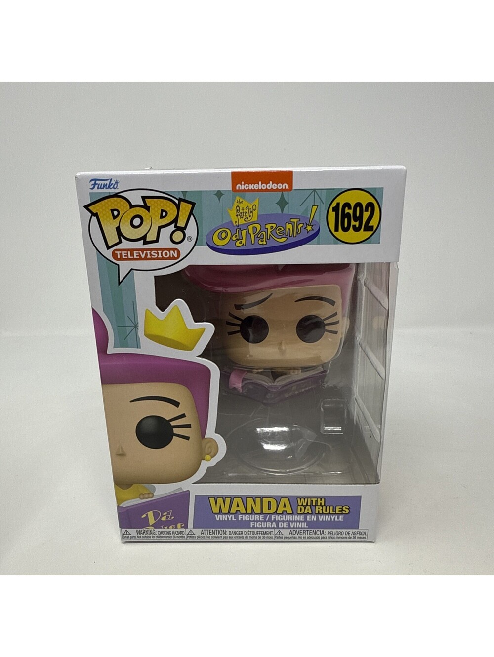 Funko Pop TV: Fairly Odd Parents - Wanda with Da Rules Vinyl Figure #1692